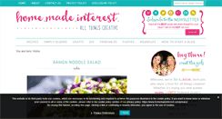 Desktop Screenshot of homemadeinterest.com