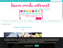 Tablet Screenshot of homemadeinterest.com